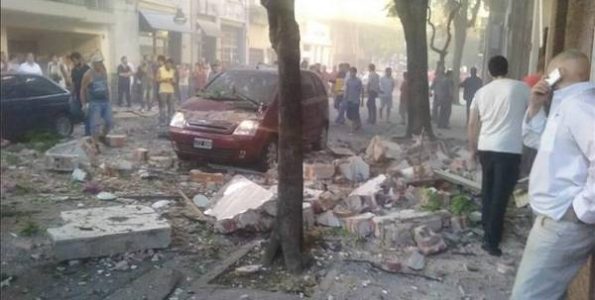 accidente explosión edificio Rosario