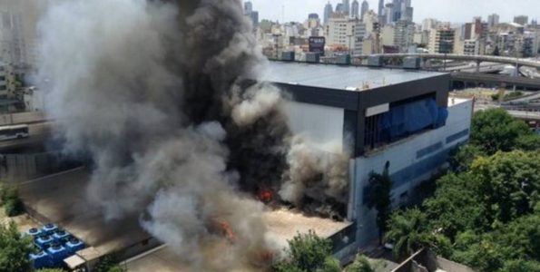 Incendio en canal 13